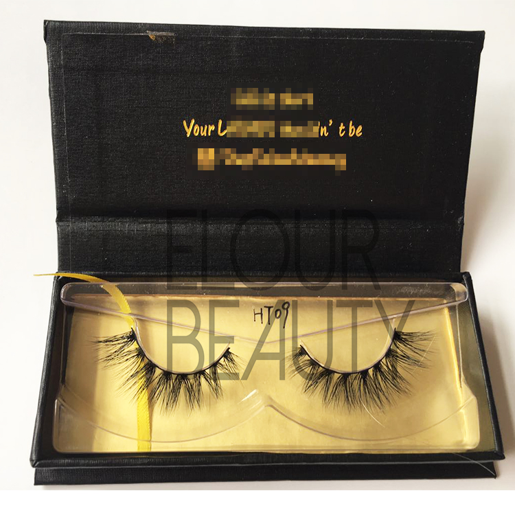 Private label 3D mink strip lashes wholesale China EJ38